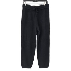 Arch4 Eloise Cashmere Lounge Jogger Pants Womens Medium Knit black Lux Old Money